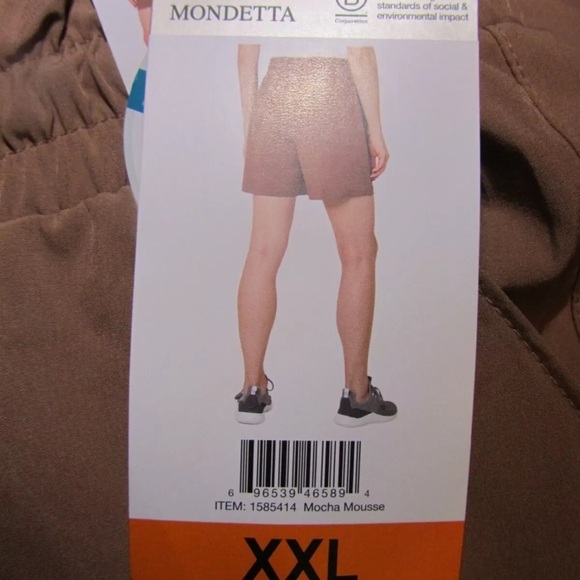 Mondetta Ladies' Woven Short XXL New Brown - Picture 6 of 9